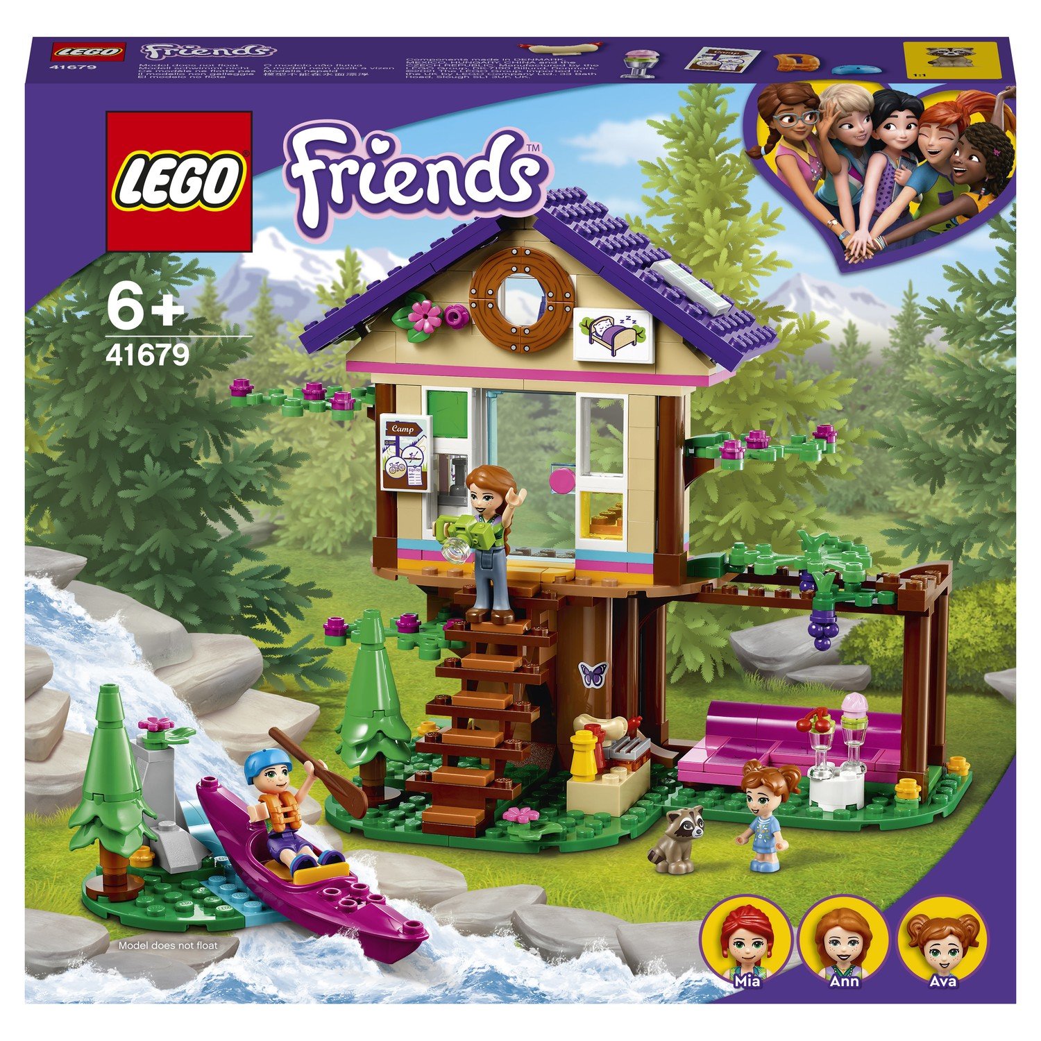 Купить в Минске Конструктор LEGO Friends 41679 Домик в лесу Лего Френдс  Магазин детских игрушек и товаров для детей